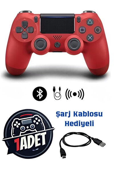 Smith Doubleshock Ps 4 Kablosuz Joystick Tablet Telefon Pc Uyumlu Titreşimli Oyun Kolu 1 Adet