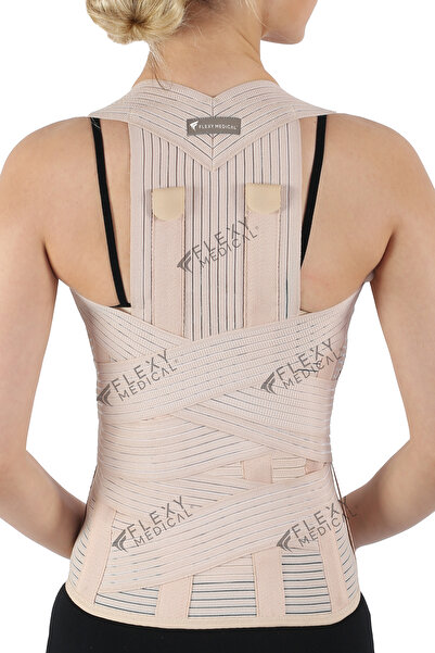 Flexy Medical Upright Posture Support Dorsolumbar Corset, Posture Correction, Lumbar Back Corset