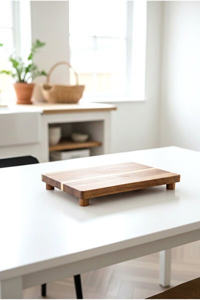 FH finehome Fean Acacia Leg Rectangular Presentation Board