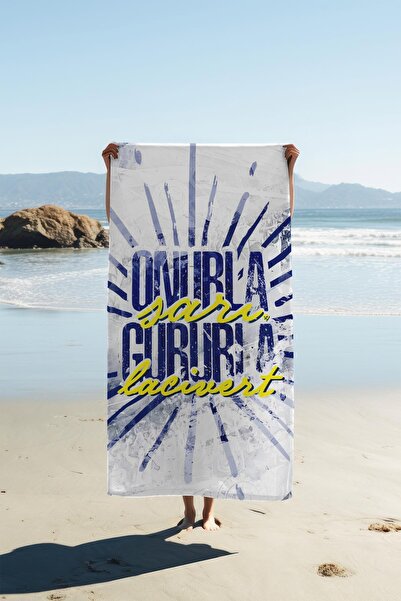 Dolce Mariee منشفة شاطئ بطباعة رقمية بنمط رياضي شبابي HVL0234