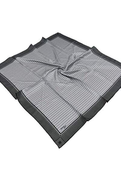 Armine Eșarfă sport din twill - 8556-06 gri și negru