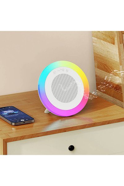 Yellowtech Kablosuz Bluetooth Hoparlör Moon Serisi RGB Işıklı v5.3 TF Kart AU...