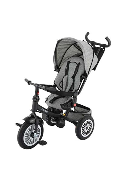 TEA Sports Tricicleta 4 in 1 rotativa cu pozitie de somn Little Bird Gri