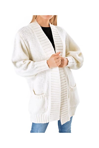 Vaniza Standard Size Knitwear Cardigan with Pockets
