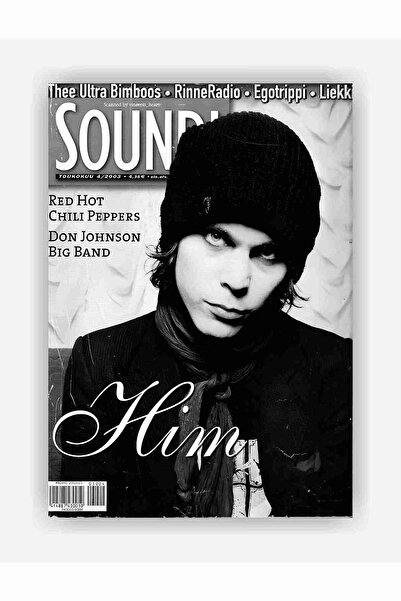 fırsatlar diyarı HIM - Ville Hermanni Valo Gothic Rock Müzik Kağıt Poster - Ç...