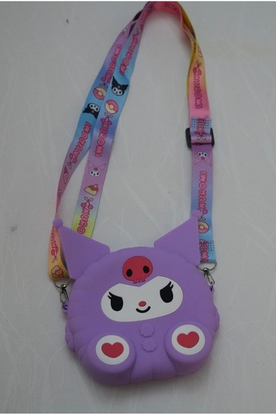 azraaccesoryy Kuromi Kuromili Kedili Kulaklı Silikon Çanta Cüzdan Kadın Genç ...