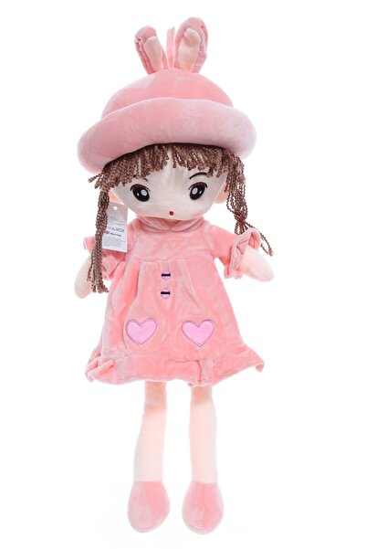 Recostore Papusa de plus cu rugaciune, roz, 45 cm, REC2338