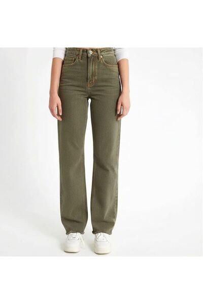 VELLICHOR Plus Size Women's Pants - Green