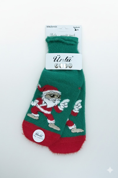 ÜNLÜ ÇORAP Christmas Yilbaş Yum0Ş Luxury Socks 1 Pair