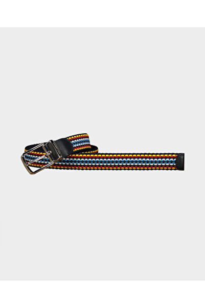 PAUL&SHARK Men's Woven Belt C.W. Elastic Fabric