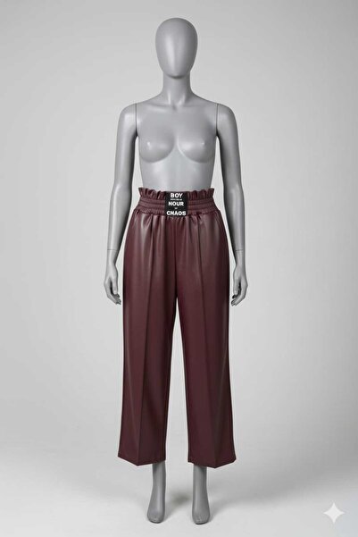 JOY GİRL Girl's Leather Trousers