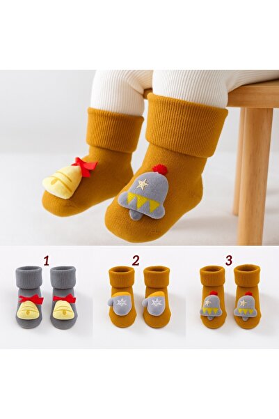 Superbaby SET de 3 perechi de sosetele flausate pentru bebelusi - Jucarioare ...