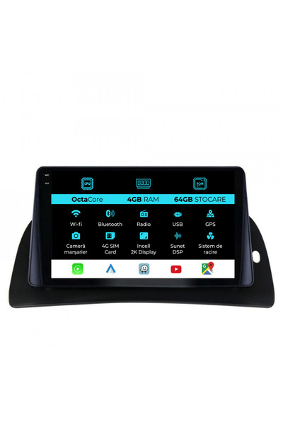 NavStore Dedicated Navigation Renault Kangoo (2015-2020), 2K, 4Gb Ram, 64Gb Storage, Carplay
