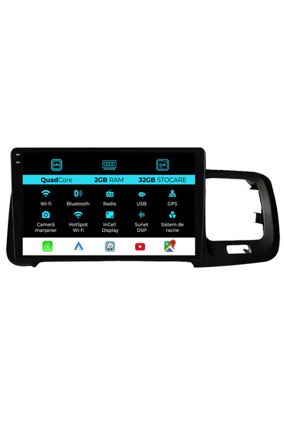 NavStore Navigatie Dedicata Volvo S60 (2010-2015), 9Inch, 2Gb Ram, 32Gb Stoca...
