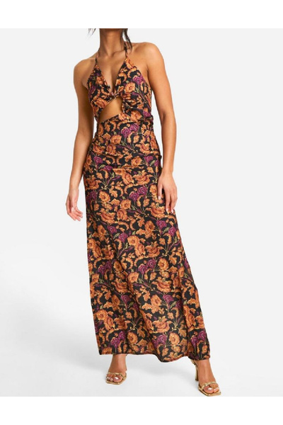 BOOHOO Long dress, Floral print