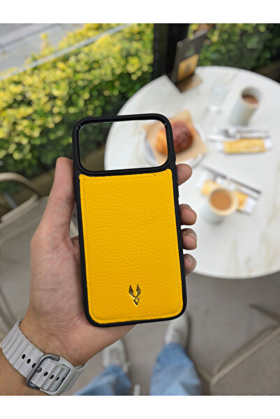 Visso leather İphone 17 PRO Model Tam Uyumlu Hakiki Deri Kişiye Özel İsimli T...