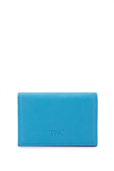 Tamer Tanca Men's Genuine Leather Blue Card Holder