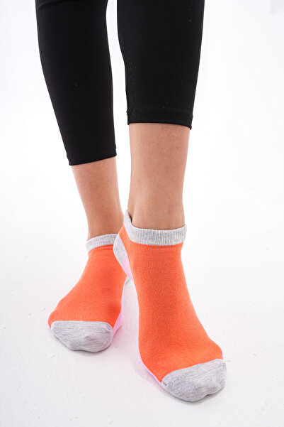 The huez 3-Piece Colorful Cotton Women's Socks, Breathable-Soft-Sweatproof Pl...