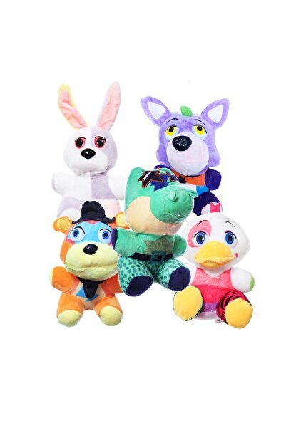 Recostore Set 5 jucarii de plus, Five Nights at Freddy’s, 15 cm