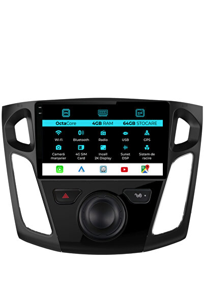 NavStore Navigatie Dedicata Ford Focus 3 (2012-2018), 2K, 4Gb Ram, 64Gb Stoca...