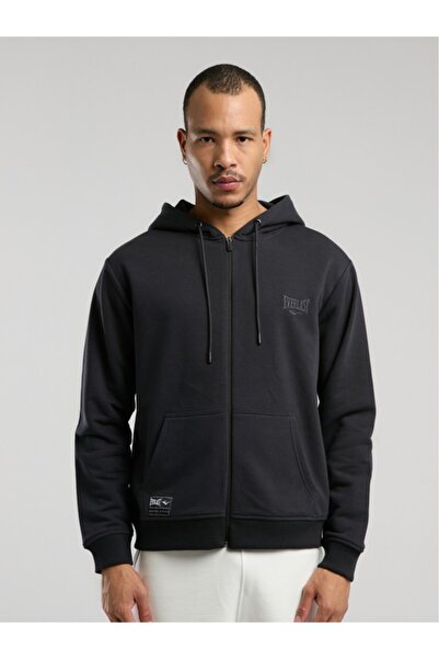 EVERLAST Ever Essentials Regular Anthracite Men's Hooded Full Zip Sweatshirt
