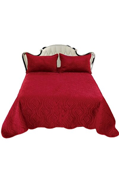 Unicorn Concept Bedspread set, C08, quilted, 3 pieces, 220x240cm, Cherry