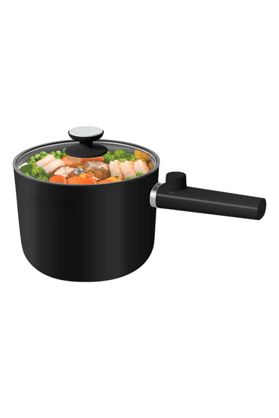 OferteTop Electric Pot for Frying, Boiling and Steaming, Stoveless (1.5 Liters)
