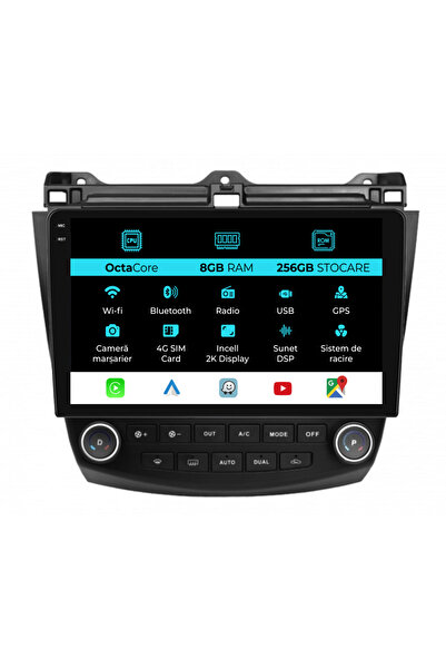NavStore Navigatie Dedicata Honda Accord VII (2003 - 2008), 2K, 8Gb Ram, 256G...