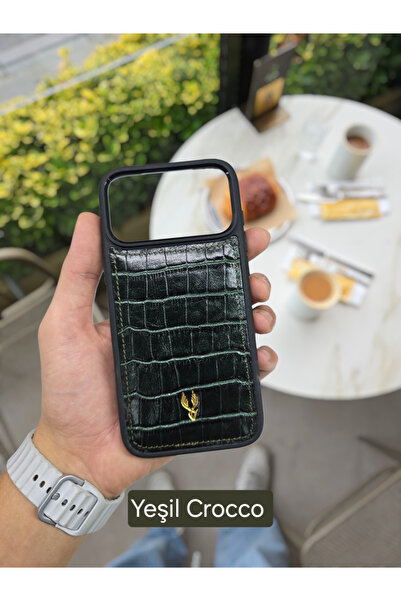 Visso leather İphone 17 PRO Model Tam Uyumlu Hakiki Deri Kişiye Özel İsimli T...