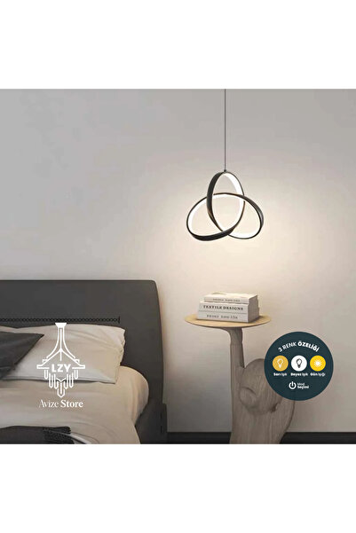 Lzy Avize Store Modern Bükümlü (Twisted) LED Yatak Başı Sarkıt Avize - 3 Renk...