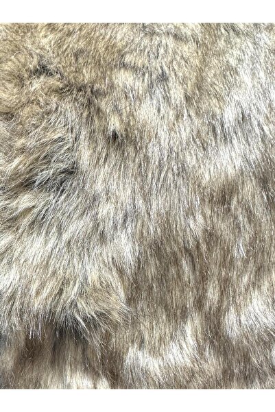 PLUSH STUDIO ISTANBUL Natural Looking Fur Light Patterned Long Hair Plush Fabric - 50X150 cm