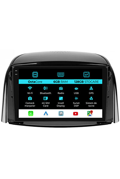 NavStore Dedicated Navigation Renault Koleos (2008-2016), 9Inch, 6Gb Ram, 128Gb Storage, Carplay