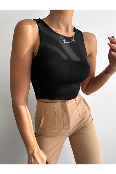 UNBOX Black Basic Tank top