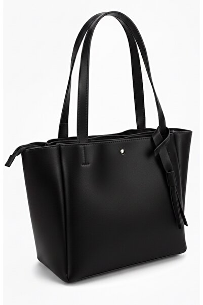 Madame Three-Compartment Women's Handbag Quality Faux Leather Shopper