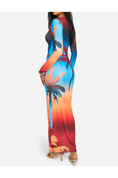 BOOHOO Long dress, Mix colors