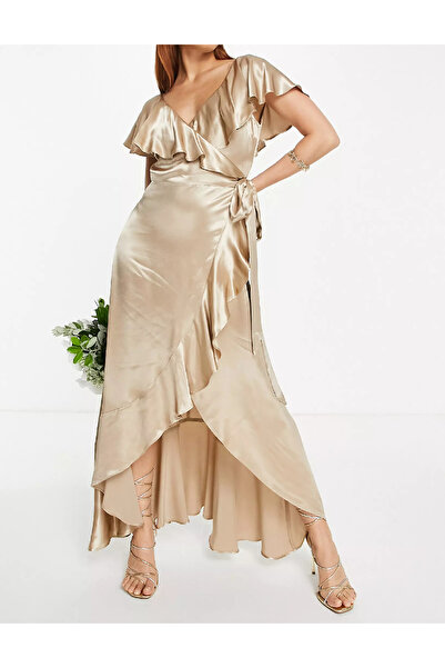 Evendi Long dress, Cream