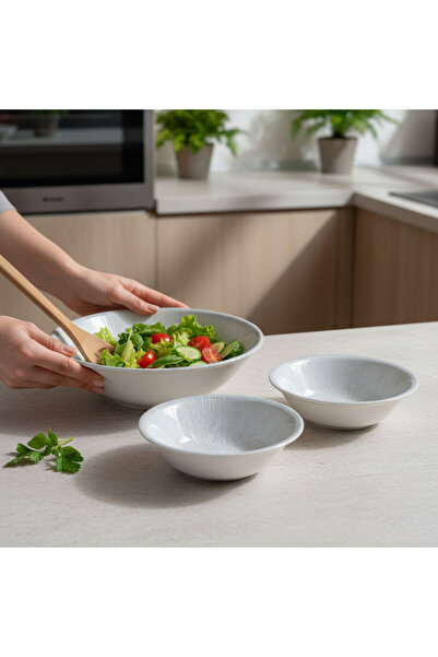 Güral Porselen Enternasyonel Arnim 3 Parça Kase Seti 16 cm & 23 cm 1401