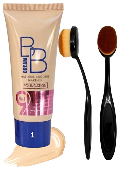 Femmelogy 9in1 BB Krem Fondöten ve Kaşık Fırça Seti Porselen Etkili Yüksek Ka...