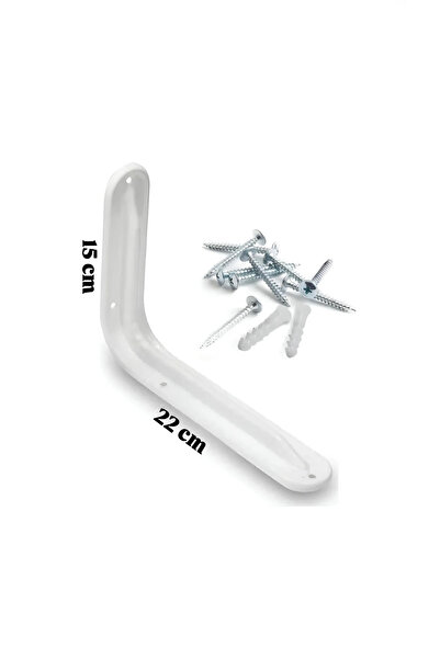 Minnes Raf Altı L Ayak Demiri - Raf Tutucu 15 x 22 cm ( 1 Adet )