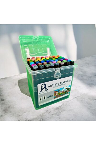 MONA LİSA MİLANO Mona Lisa Double Tip Marker Pen 48 Colors Tm1 48