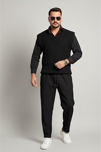 Lastsummerbutik Kolsuz v yaka erkek süveteri