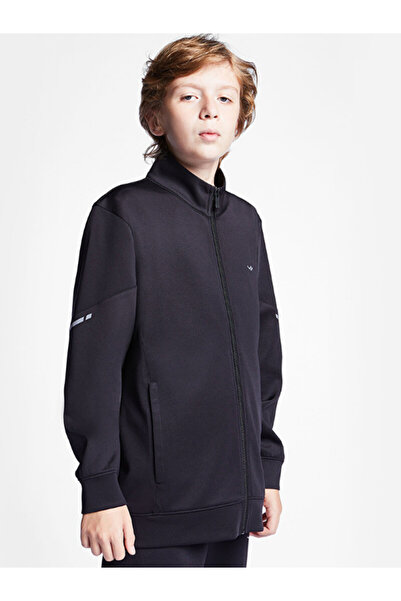 Lescon Boy's Black Zipper Tracksuit Set 25S-3249/3257