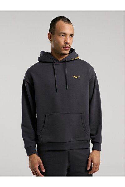 EVERLAST Ανδρικό φούτερ Ever Classics Comfort Smoked Hooded με τύπωμα