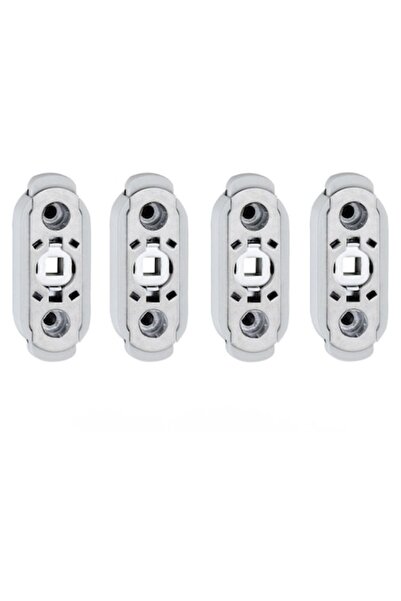 Metru Patrat Set of 4 handle rotation locks for PVC doors and windows, MP® child safety system, White