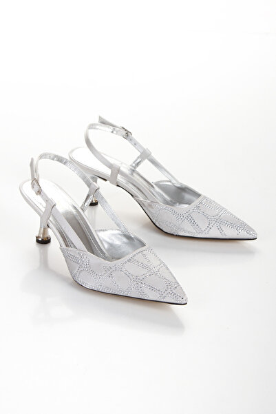 DYG STORE Women's 5 cm Style Heeled Special Production Evening Dress Shoes