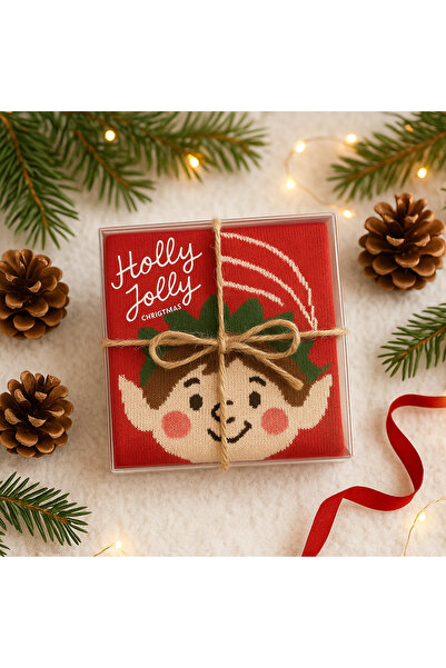 ALASEREN Acetate Boxed Christmas Gift – Colorful Winter Socks in Stylish Packaging 🎁