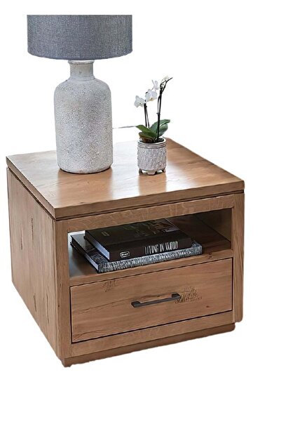 Bamena Wood Metap Ahşap Komodin