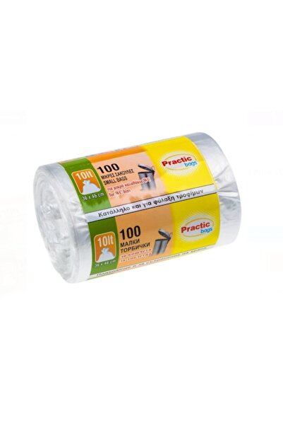 BURRAQ Saci de gunoi albi 10L - 100 buc