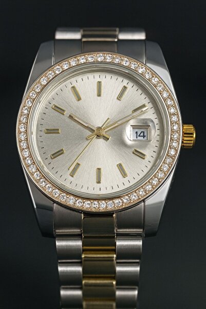 Feronnucci Women's Steel Wristwatch Multi-Colored Dial Zircon Stone Model + B...