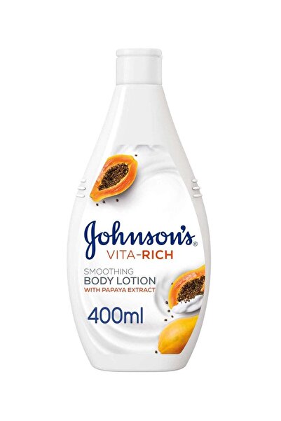 Johnson's Vita-Rich Smoothing Body Lotion with Papaya Extract - 400 ml